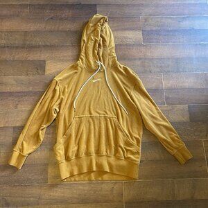 Womens Size XS Nike Sportswear Oversized Velour Pullover Hoodie